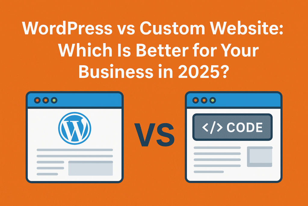 wordpress website vs custom website